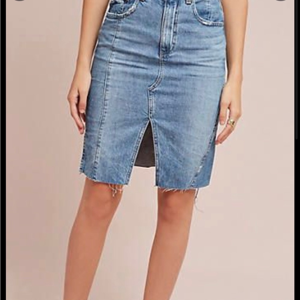 AG denim skirt